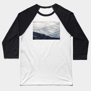 Arctic Mountain Landscape Spitsbergen Island Svalbard Baseball T-Shirt